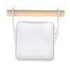 Pot Lid Holder Rack Multifunction Prevent Slip Iron Basin Wood Rack Cooking Tool Spatula Stand Kitchen