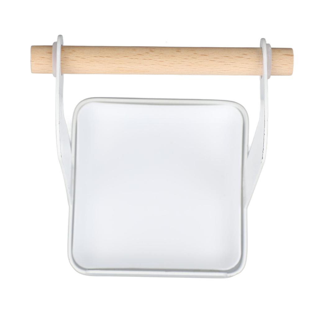 Pot Lid Holder Rack Multifunction Prevent Slip Iron Basin Wood Rack Cooking Tool Spatula Stand Kitchen