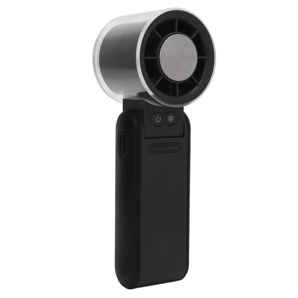 Tragbarer Handventilator Wiederaufladbar 4000mAh 4 Geschwindigkeiten Wind Halbleiterkühlung Mini Leise Persönlich