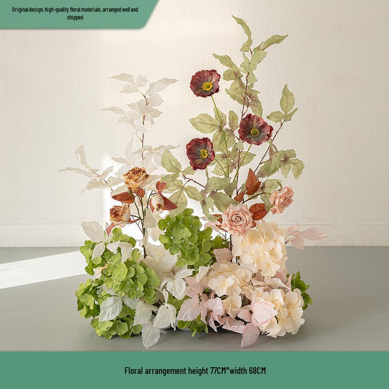 Retro Pastoral Artificial Autumn Flowers for Home, Hotel, Mall, and Outdoor Decor