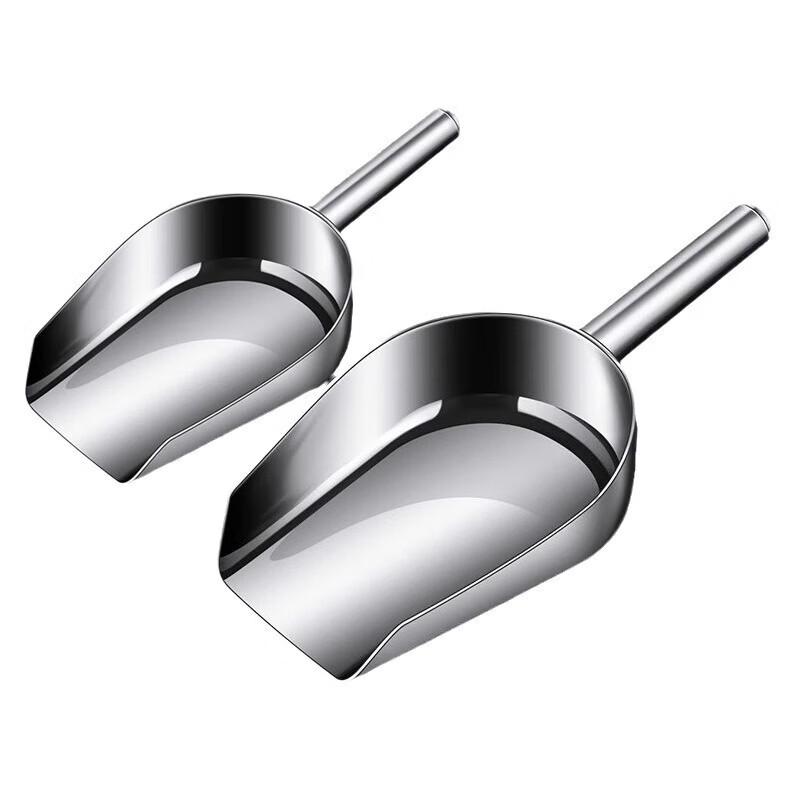 Tingbai Stainless Steel Flat Bottom Scoop