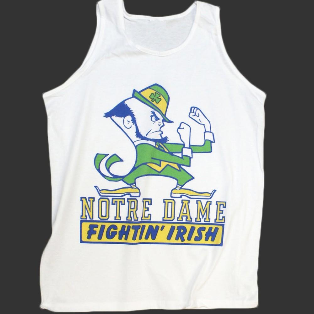 

Fighting Irish Mascot Fun Party Punk Rock T-SHIRT vest top unisex white S-4XL M