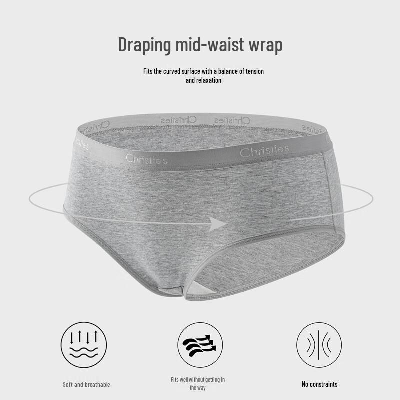 Christies Women's 3-Pack Seamless Cotton Briefs