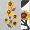 3D Metal Sunflower Wall Decor, Outdoor Decorative Fence Yard Garden Ornaments