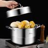 Berens 28cm 3-Layer 304 Stainless Steel Steamer Pot