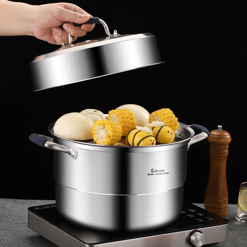 Berens 28cm 3-Layer 304 Stainless Steel Steamer Pot