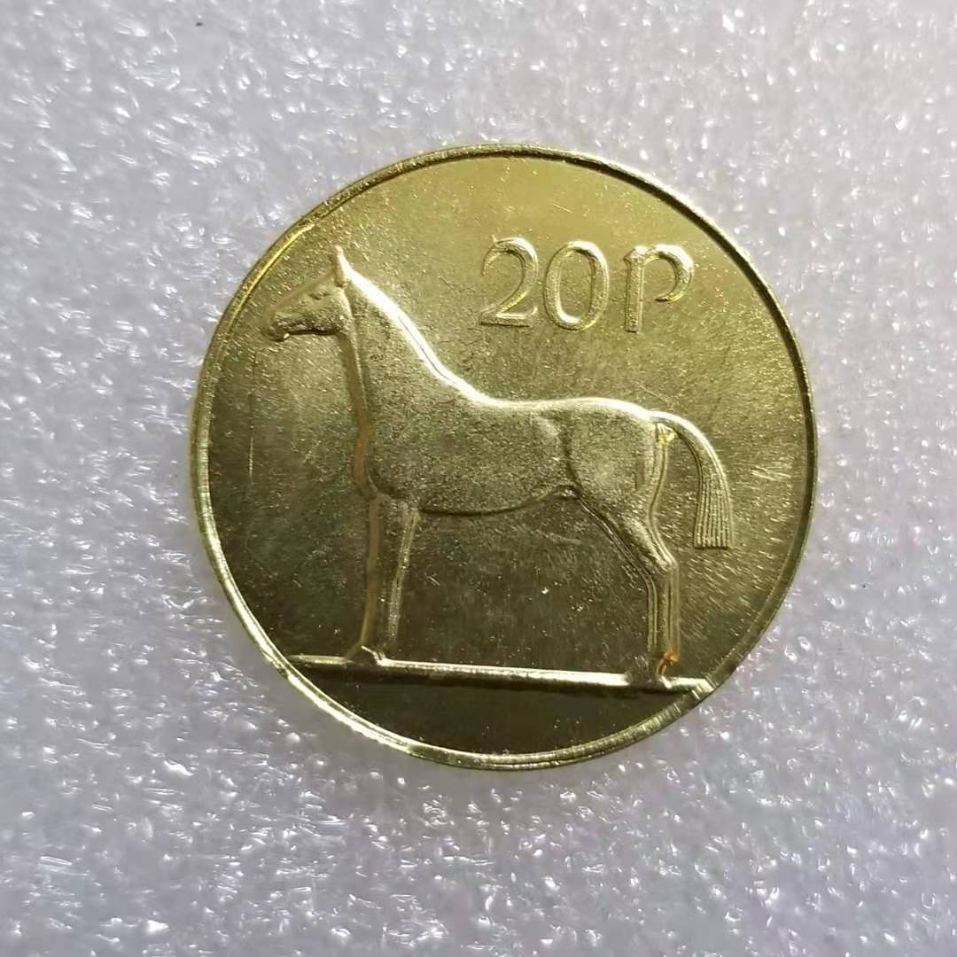 1985 Irish Silver Dollar, commemorative coin, antique craft, brass material