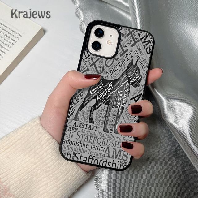 American Staffordshire Terrier Phone Case Cover For iPhone 17 Air 16 15 14 Plus 12 13 Pro Max Coque Fundas