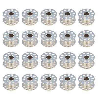 Pacote com 20 Bobinas de Metal Universais para Costura Artesanal para Máquina de Costura Atacado