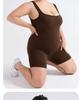 Cross-Border Plus Size Sleeveless Yoga Bodysuit: Body Shaping One-Piece Leotard & Sports Shorts
