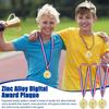 12er-Pack Medaillen, gravierte Trophäenmustermedaille, Goldmedaille für