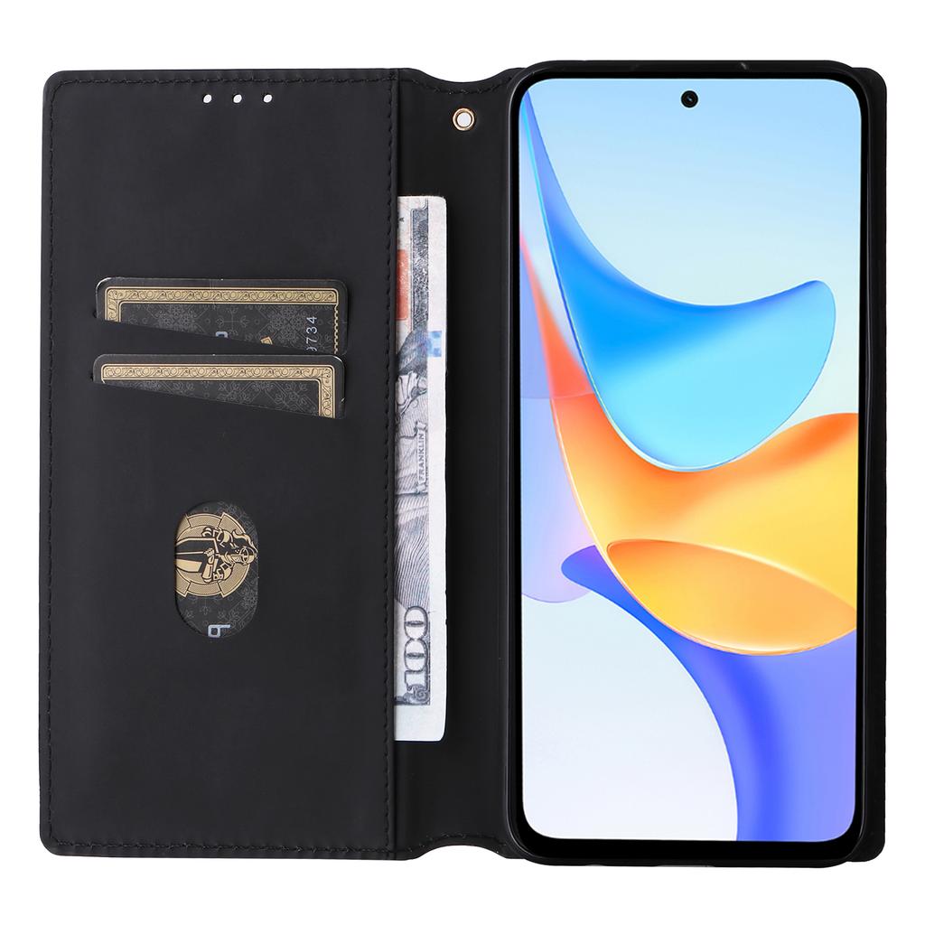 For Honor X7b 4G/X7b 5G/90 Smart/Play 50 Plus 5G/Play 8T 5G Case Rhombus Pattern Automatic Closing Protective Cover