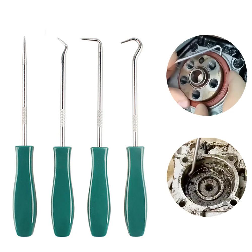 O Ring Seal Gasket Puller Remover Pick Hooks Repair Tools for Car Hot Sale 4Pcs 135mm Car Auto Vehicle Oil Seal Screwdrivers Set