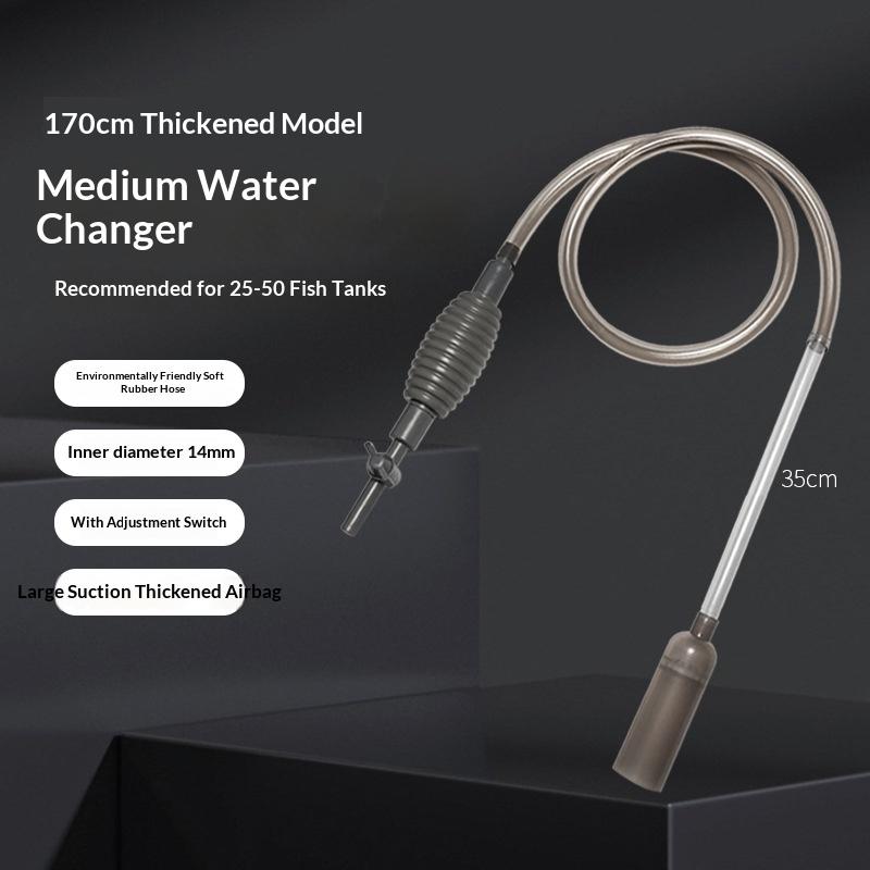 Siphon Gravel Cleaner for Fish Tank 5 in 1 Vacuum Kit Water Exchanger Easy Sand Cleaning Device for Aquarium Use