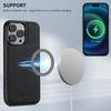 Magnetic Cowhide Leather Case for IPhone 16 Pro Max 17 AIR 17E 16E 15 Plus 14 Pro 13 12 Detachable Wallet Card Slot Holder Cover
