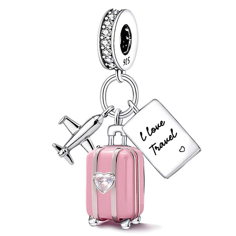 Copper Sweet Luminous Firefly Charms Beads Diy Made Into Bracelets Necklace High Quality Jewelry Gift For Womens