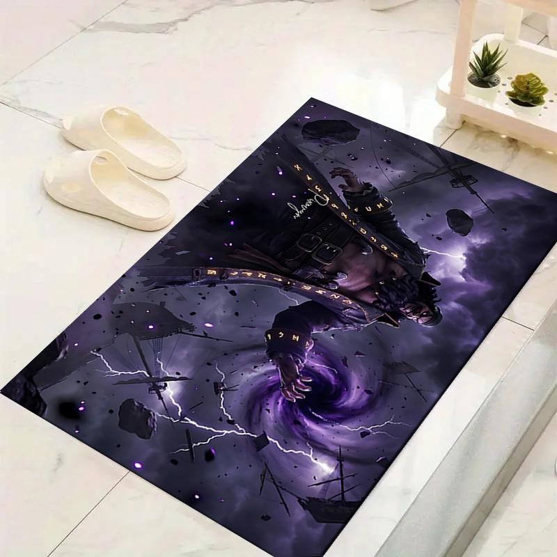 1Pc Space Warrior'S Ascension Rug, Office Carpet Indoor Outdoor Doormat, Non-Slip, Comfortable, Living, Christmas Halloween, Xmas Gift Es121