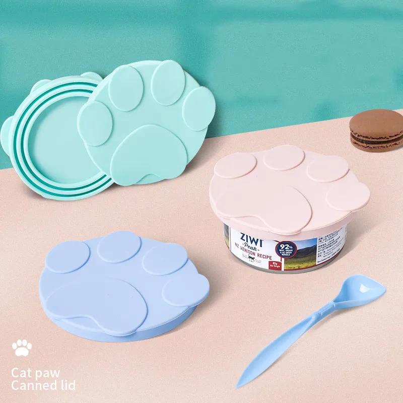 

Pet Can Lid Preservation Silicone Lid Sealing Lid Universal Preservation Lid Three In One Silicone Product Can Lid YLE557 Send randomly&14*12cm
