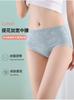 Graphene Antibacterial Lace Edge: Mid Waist 95 Cotton Women's Underwear Lace Edge, Skin Friendly, Breathable, No Trace