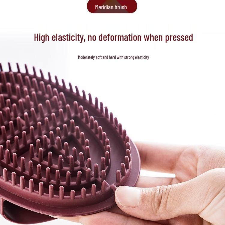 Five Elements Meridian Massage Brush for Body and Head Therapy