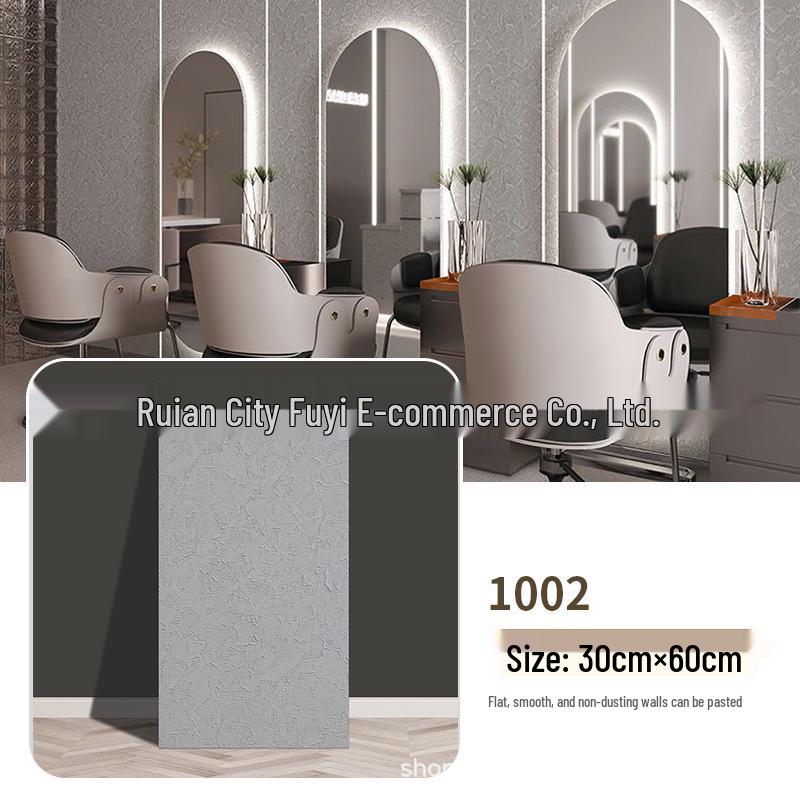 Waterproof 3D Travertine-Style Flexible Wall Panel Wallpaper