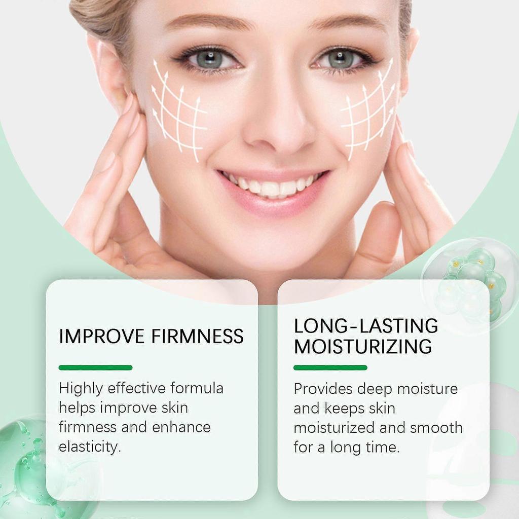 Hoygi Collagen Soothing Facial Mask (Pack) Gentle And Moisturizing, Hydrates Skin, Leaves It Smooth, Bright, And Radiant