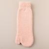 Thickened Warm Two Toe Fleece Socks Mid Tube Floor Socks Winter Separate Toe Plush Socks  Autumn