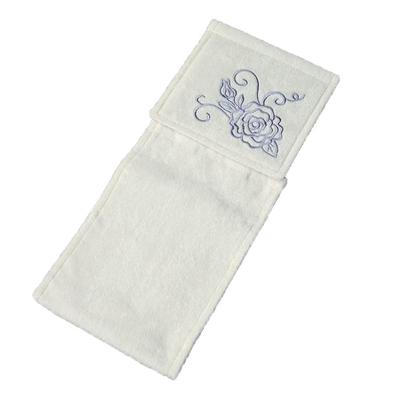 Senko Clear Rose Paper Holder Cover, White, 67148