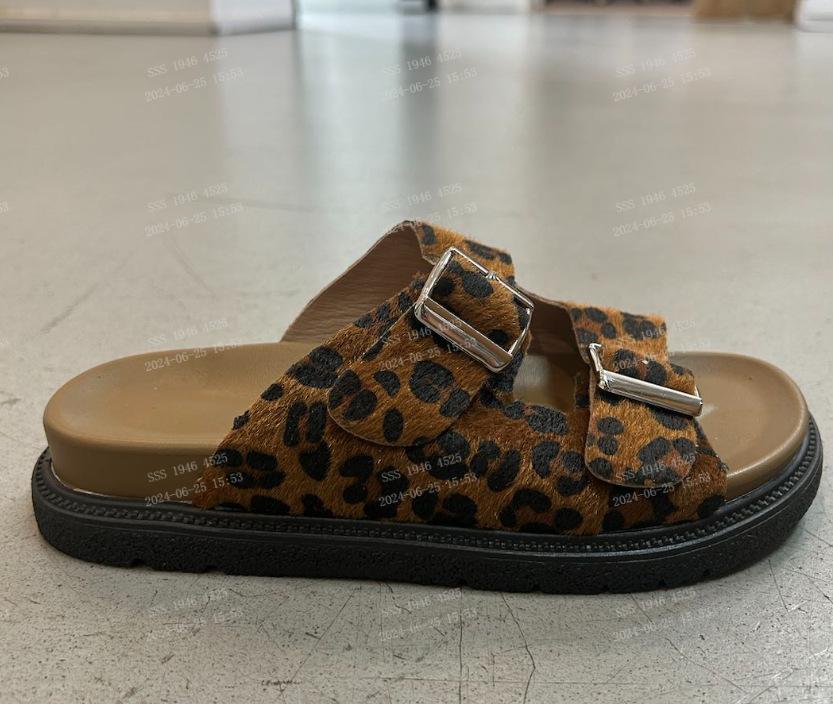 Ruoji 2025 platform retro Boken sandals women's 2025 summer casual versatile slippers wear retro style