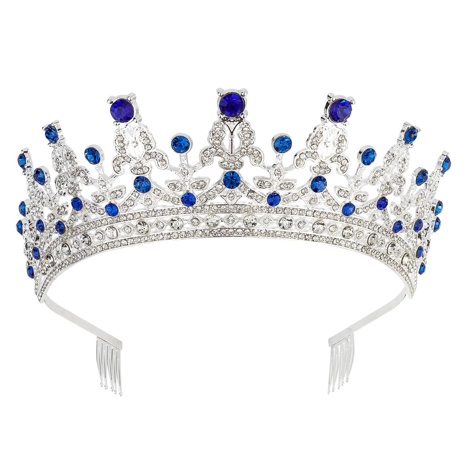 

Корона невесты Головной убор Церемония совершеннолетия принцессы Выступление на день рождения Корона Свадебная марлевая заколка для волос