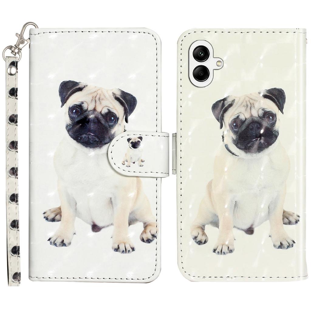 Für Samsung Galaxy A06 4G Hülle 3D Muster Bedruckte Telefon Leder Handyhülle