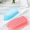 Concave Convex Design Folding Shoe Brush Household Cleaning Brush Ring Hanging