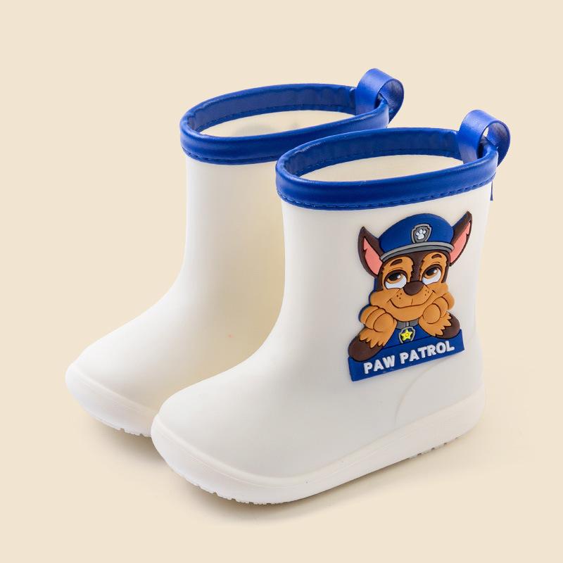 Paw Patrol Children's Rain Boots Boys Girls Cartoon Non-Slip Soft Sole Kids Waterproof Rain Boots Kindergarten Baby Water Shoes