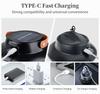 Op Zonne-energie/USB Oplaadbare LED Campinglamp Draagbare Lantaarns Buiten Tent Hangend Noodcampinglamp Werklicht