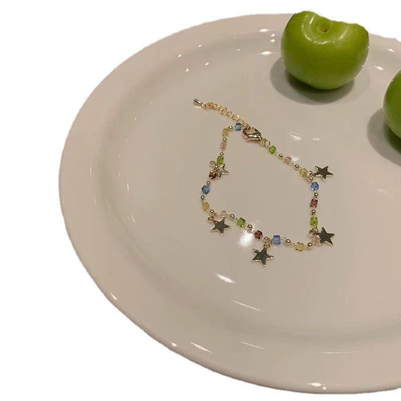 Colorful Beaded Star Bracelet for Girls - Summer Style, Simple & Trendy Jewelry