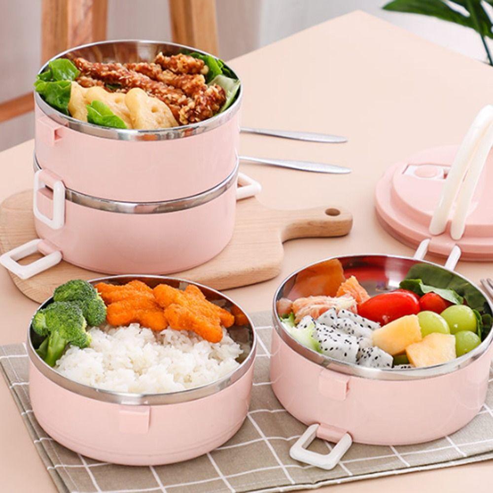 Stainless Steel Insulated Lunch Box Insulated Soup Thermos Container for Students&Office Worker