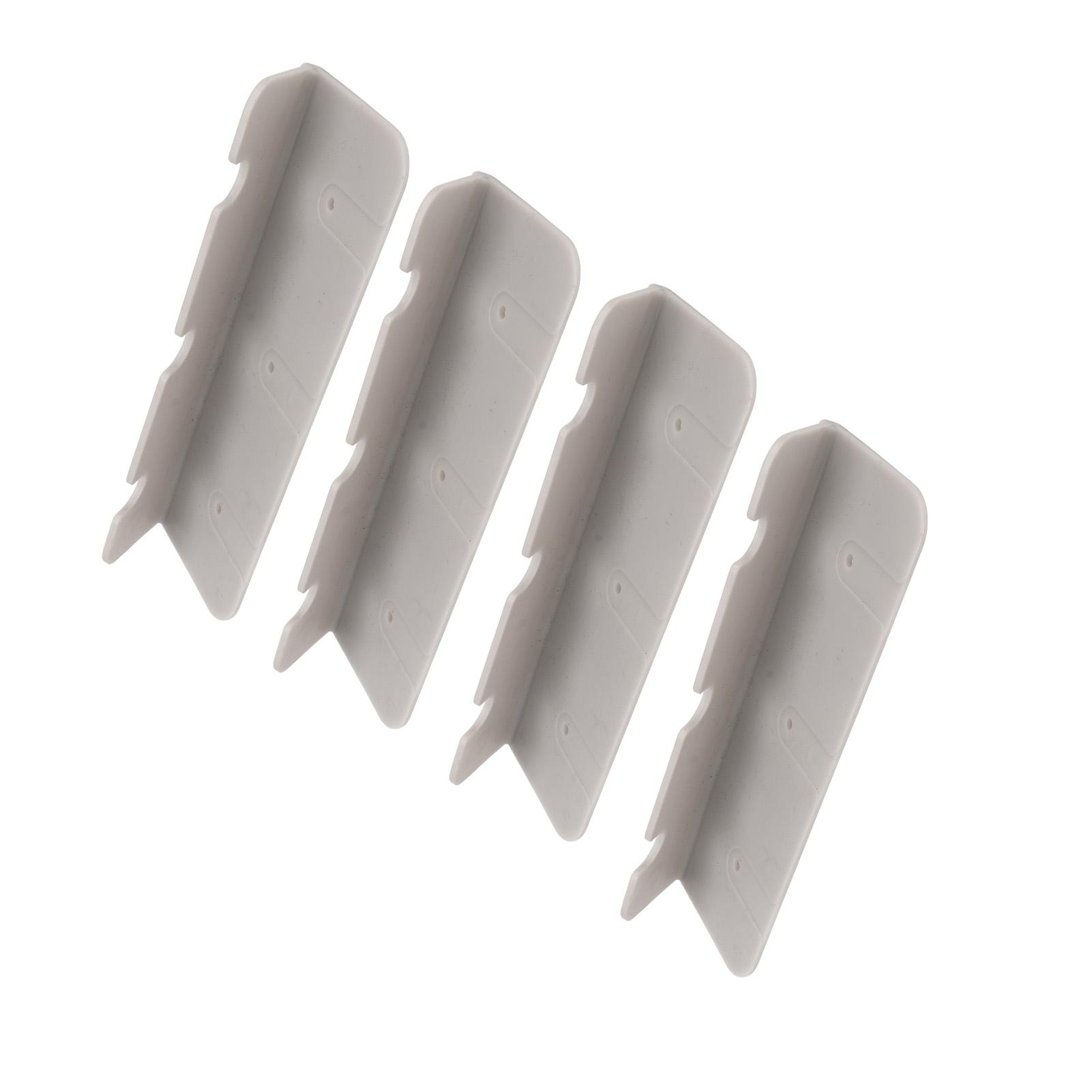 

4Pcs PVC Inflatable Boat Seat Hook Clip Bracket for Inflatable Rubber Dinghy Raft Yacht Kayak Rowing Boat Accessories серый