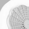 Ceiling Fan Light E27 Lamp Head Cooler Fan with Remote Control Adjustable Wind Speed for Study Bedroom Bathroom
