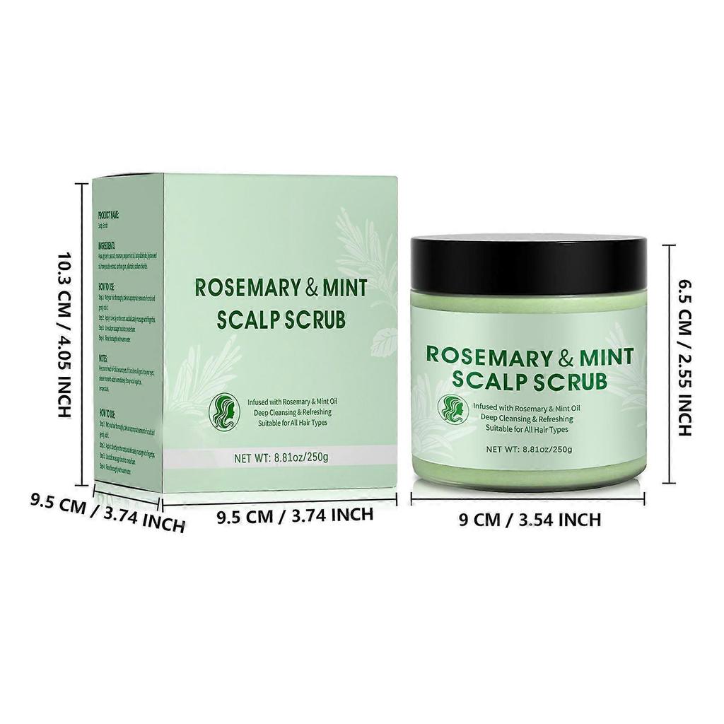 1-5x Scalp Scrub, Scalp Massager, Scalp Exfoliation, Rosemary Scalp Scrub, Scalp Scrub for Building, Hair Scrub for Scalp, Nourishing Detox Hair Care