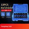13-Piece Damaged Nut and Screw Extractor Set