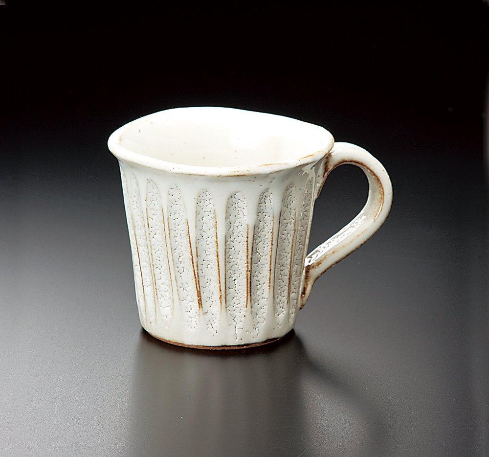 Soho Kiln Mug, Kohiki (Kneaded Finish), Shaved, 10 X 8.8cm (280cc), 752-24-493
