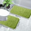 Bathroom Absorbent Floor Mat Home Bathroom Floormat Quick Drying U-shaped Toilet Cushion Carpet Bathroom Accessories At The Entrance of The Toilet