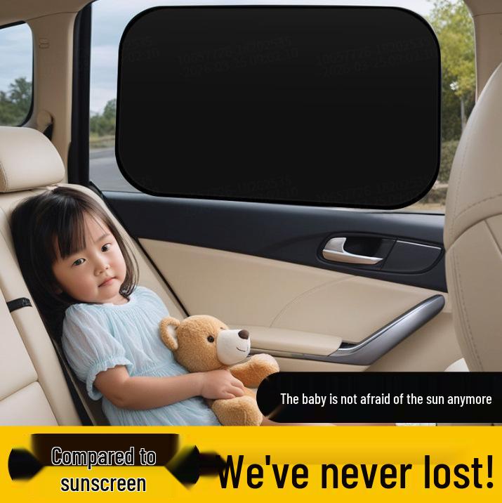 Children's Car Blackout Sunshade Curtains - 2026 Model for Baby and Toddler Sun Protection