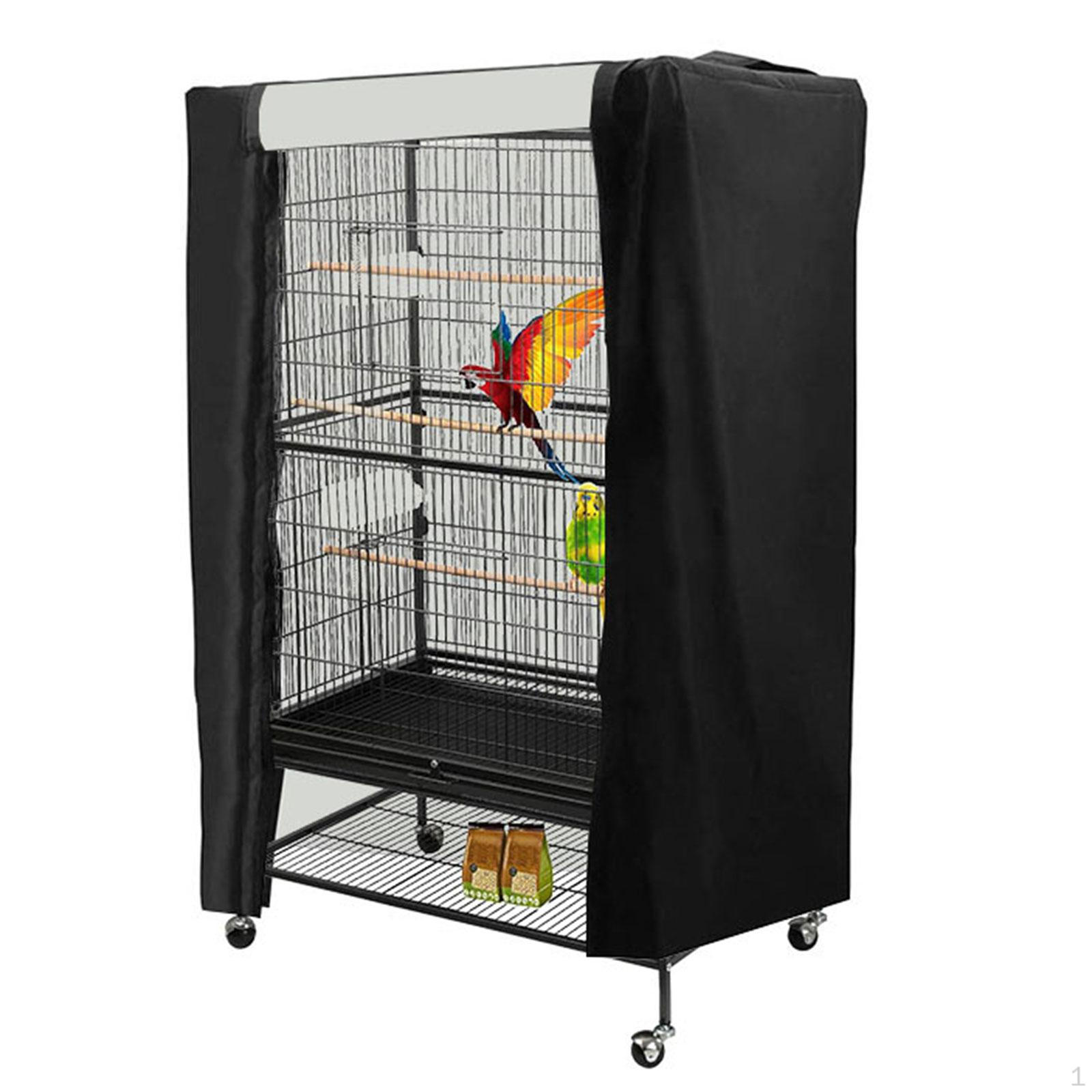 

Bird Cage Cover Protector Animal Privacy Screen Sunproof Blackout Windproof for L