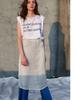 SORRY, TOO MUCH LOVE Lofty Pleats Chiffon Two-Piece Dress_Cream