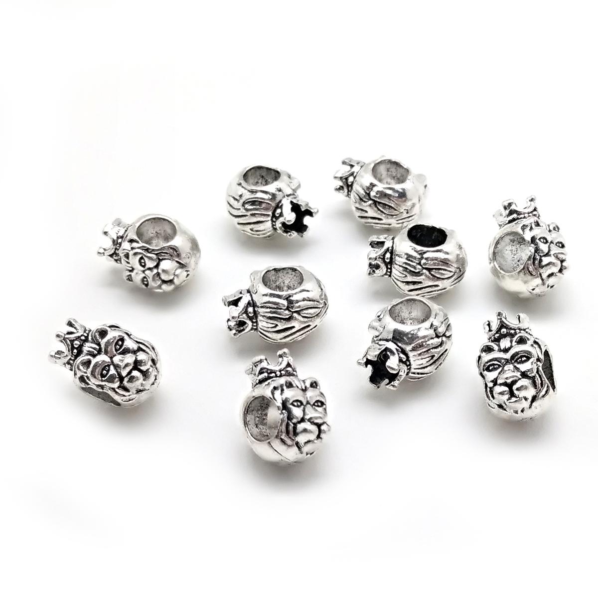 

Металлическая корона львиная голова подвески для изготовления ювелирных изделий своими руками браслет ожерелье подвески серебряный