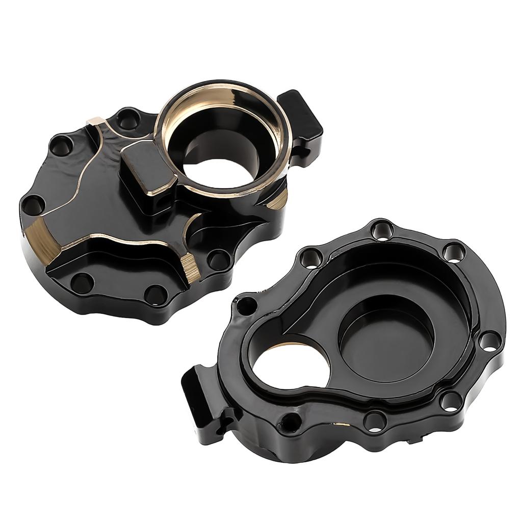 2 PCS Rear Axle C Block Seat Brass Weighted Black Gold Type Upgrade Parts Replacement for    4 Remote Control Car Accessories