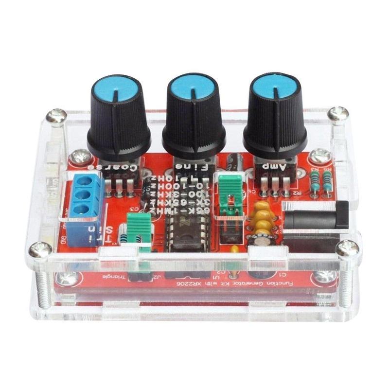 XR2206 1HZ-1MHZ Funktion Signal Generator Module Kit Sine Square Triangle Wave XR2206 1HZ-1MHZ Funktion Signal Generator Module Kit Sine Square Triangle Wave