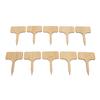 10pcs Plant Labels Bamboo Material Easy Writing 1/8 In Thickness Decorative Garden Markers for