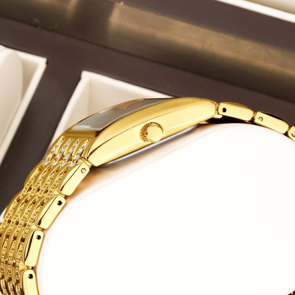 Yalalusi Square Dial Ladies Watch Luxury Women'S Watch Diamond Chain Strap Watch Women'S Watch